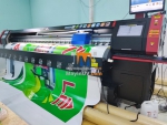 Lắp đặt bàn giao máy in bạt khổ lớn 3m2 Taimes T5 cho nhà in chị Trinh thành phố Long Khánh, tỉnh Đồng Nai