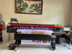 Bàn giao máy in quảng cáo 1m8 HongYing body 2023 đầu XP cho nhà in chị Loan, Củ Chi, TPHCM
