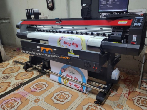 Máy in bạt khổ 1m8 HongYing i3200 cho xưởng in anh Khóa tại Hà Lam, Thăng Bình, Quảng Nam - Ảnh: 2