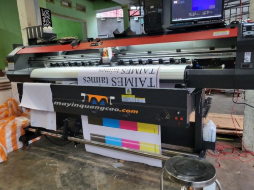 Máy in bạt khổ 1m8 HongYing i3200 cho xưởng in anh Khóa tại Hà Lam, Thăng Bình, Quảng Nam - Ảnh: 4